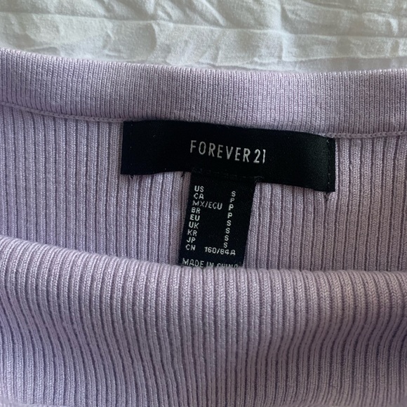 Forever21 lilac tube top - Picture 3 of 4